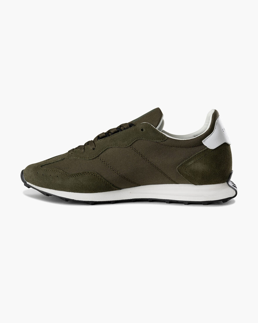Londra Walk - Suede/Nylon, Dark green, hi-res
