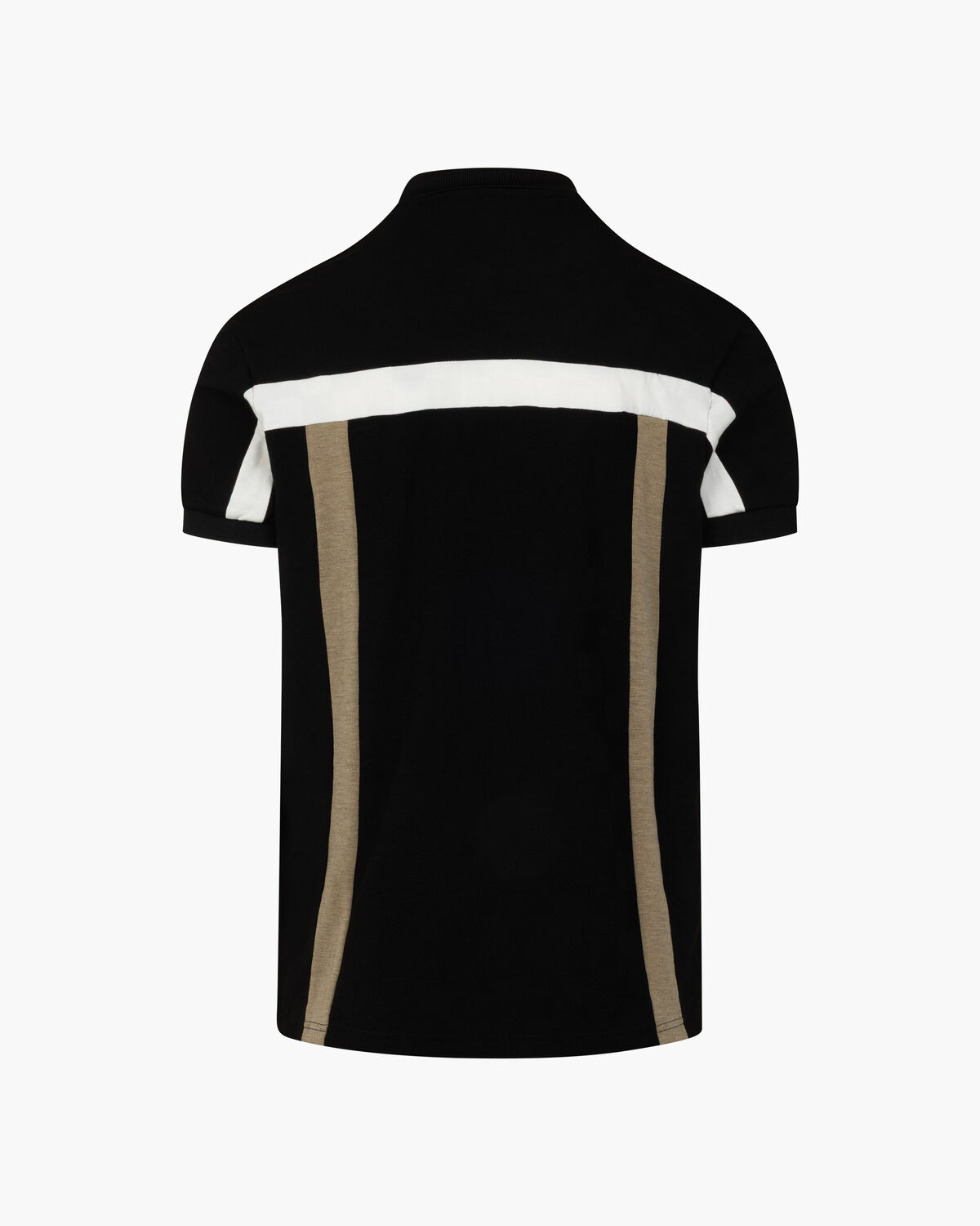 Check Polo, Black/Gold, hi-res
