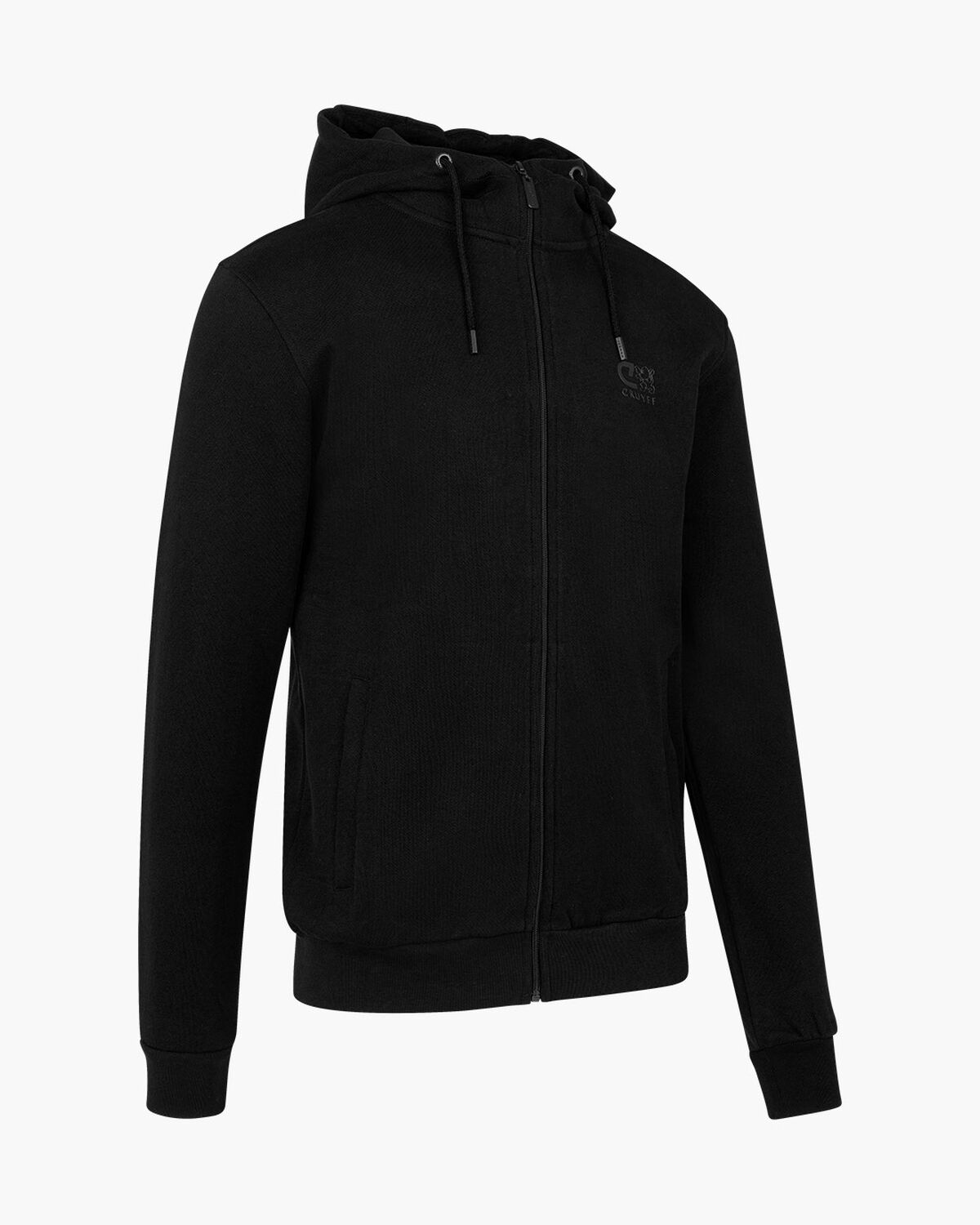 Hernandez Zip Thru Hood, Black, hi-res