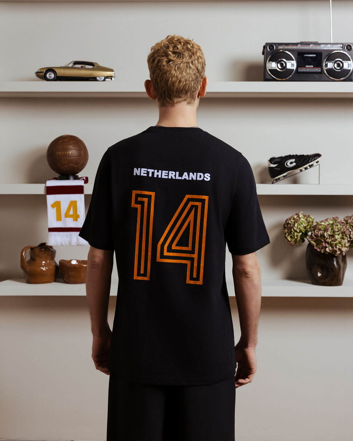 Team Cruyff Tee, Black, hi-res