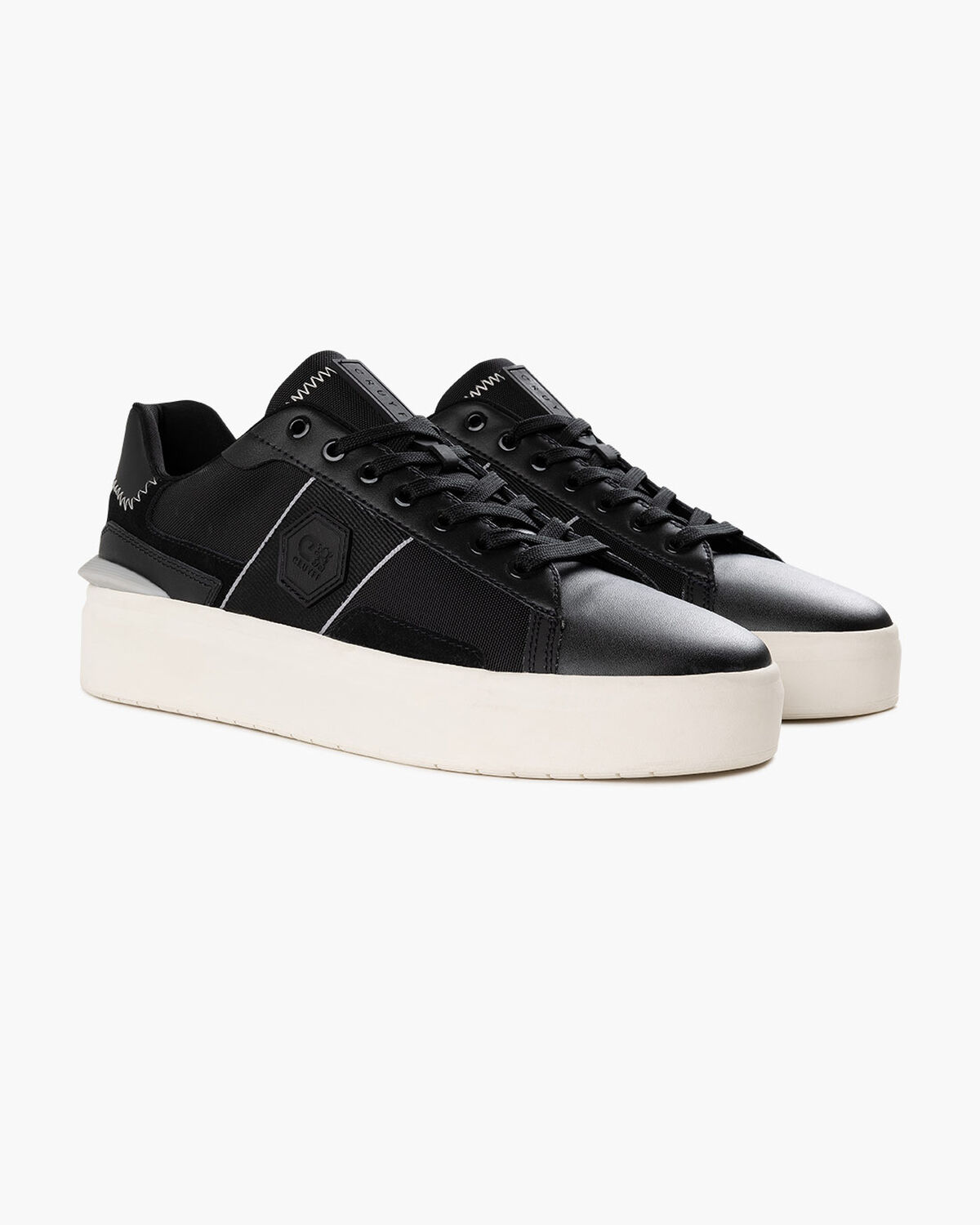Charco - Nylon Canvas/Soft Leather, Black, hi-res