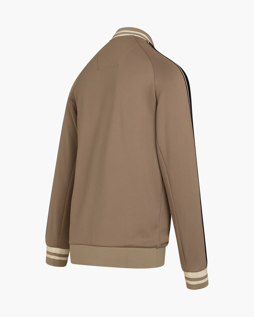Santino scuba track top  - 95% Polyester / 5% Elas, Sabbia Scuro, hi-res