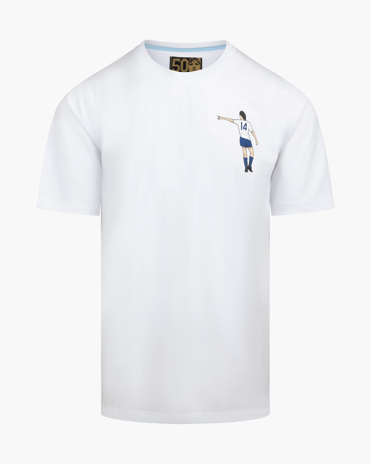 Dos Rayas Graphic Tee, White, hi-res