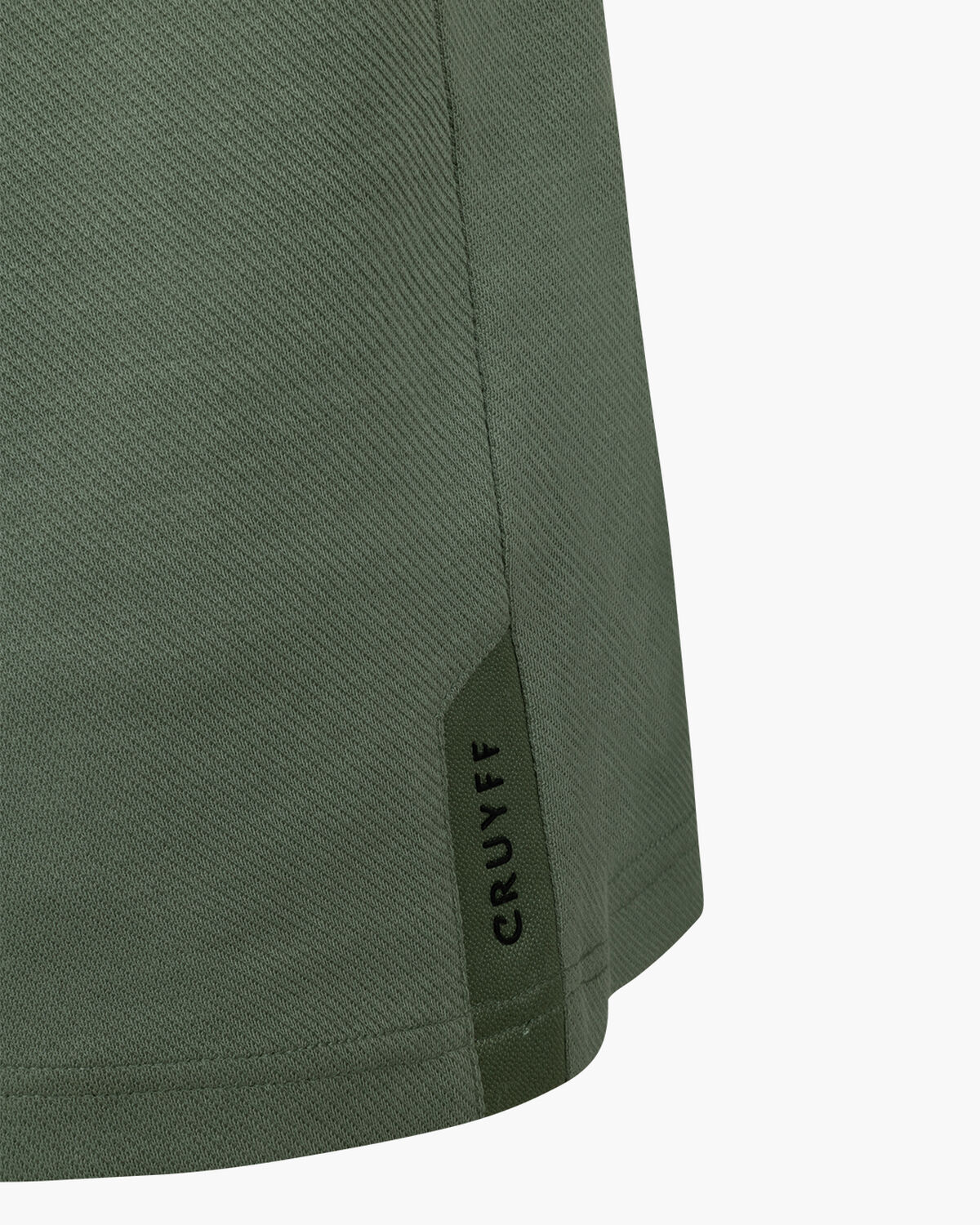 Twill Tee, Grey/Green, hi-res