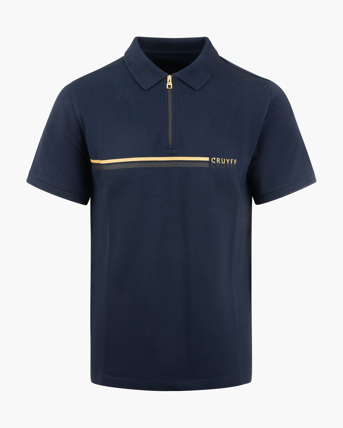 Fuze polo, Blue/Gold, hi-res