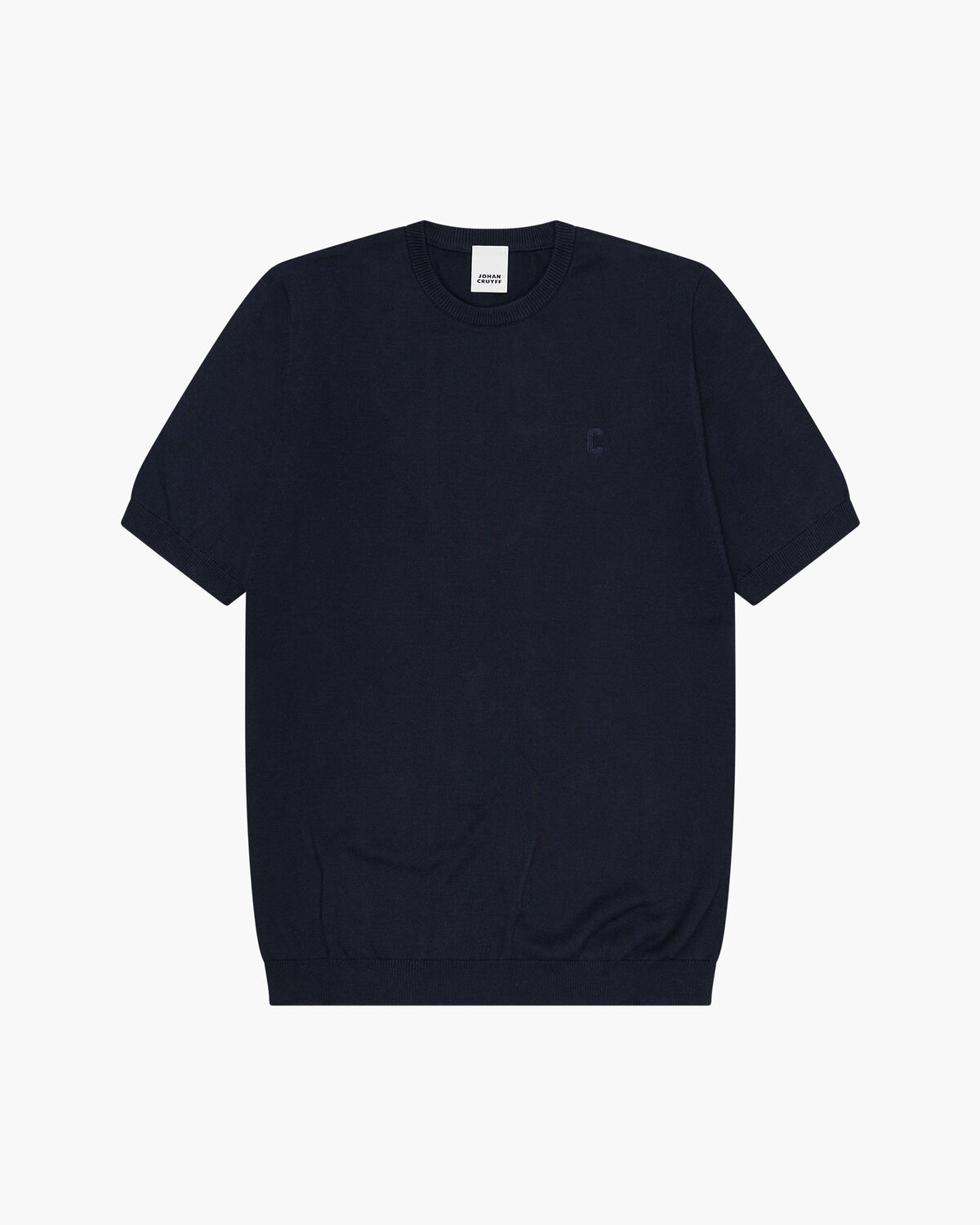 JC Tee Knitted, Navy, hi-res