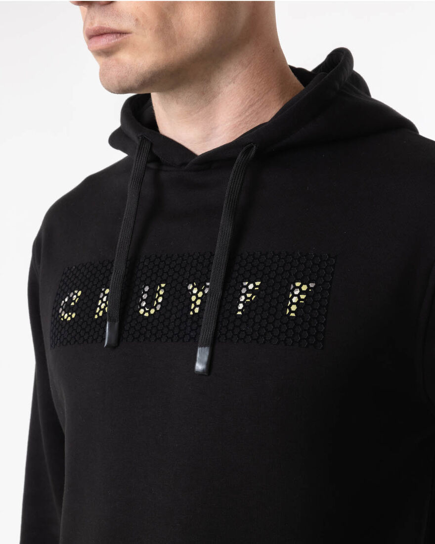 Amo Hoodie - 65% Cotton 35% Polyester, Black, hi-res