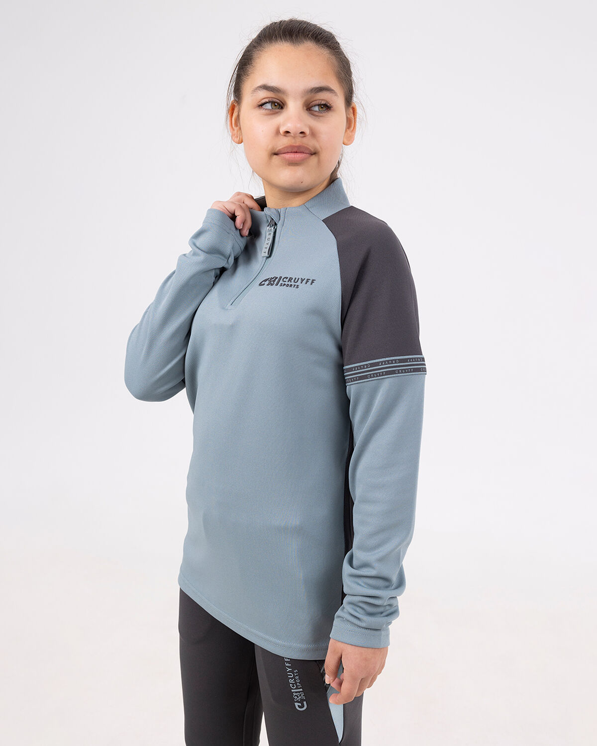 Slide Suit - 100% Polyester, Blue/Grey, hi-res