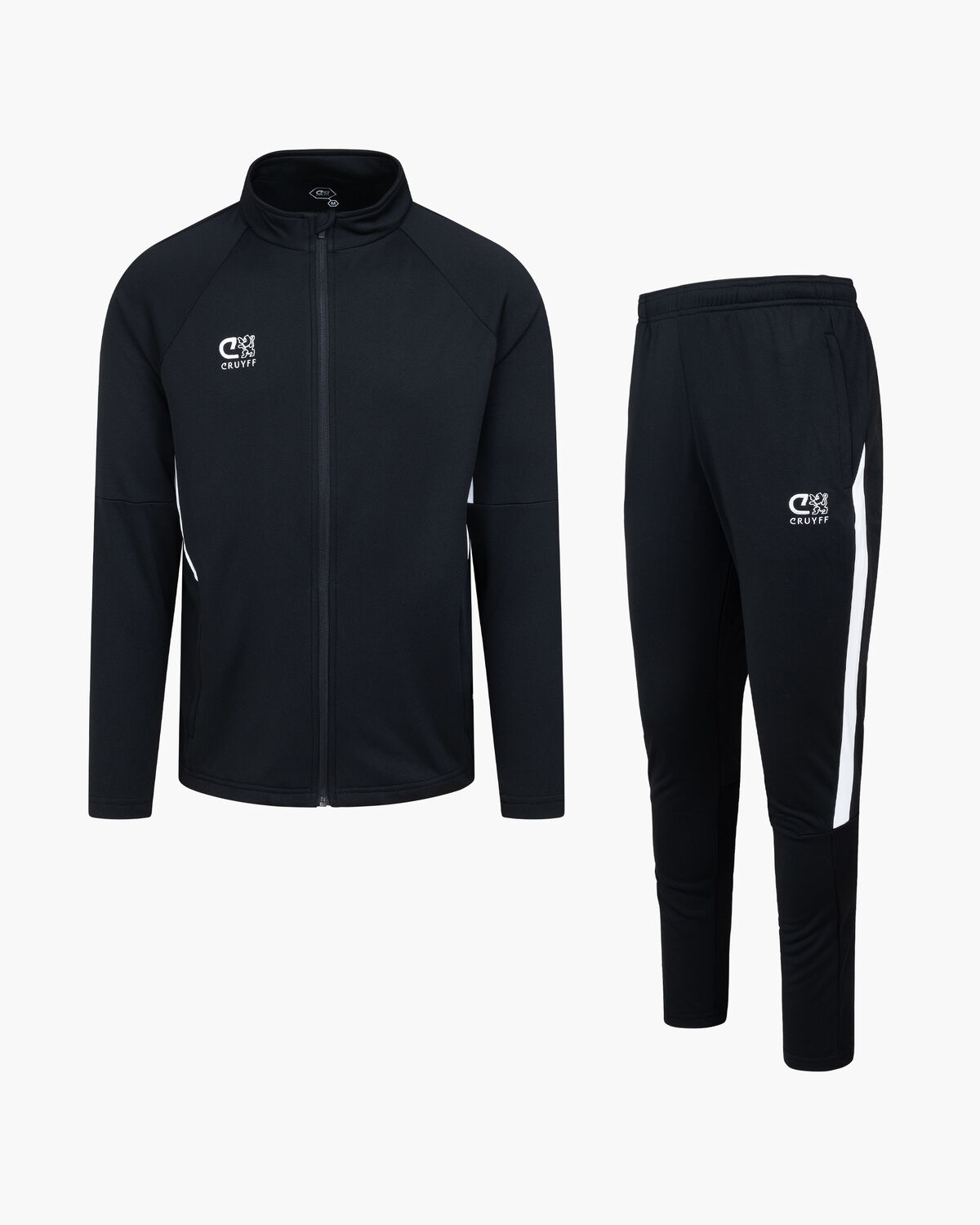 Cruyff Tech Turn Suit Senior, Black/White, hi-res