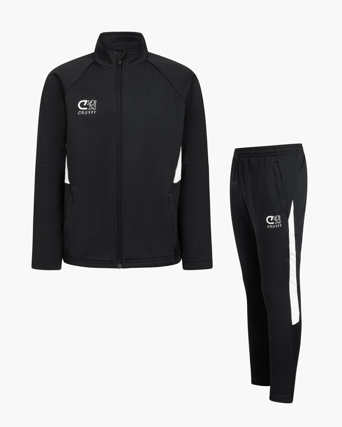 Cruyff Tech Turn Suit Junior, Black/White, hi-res