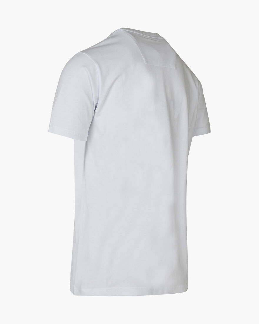 Alan SS Tee - 95% Cotton 5% Elastane, White, hi-res