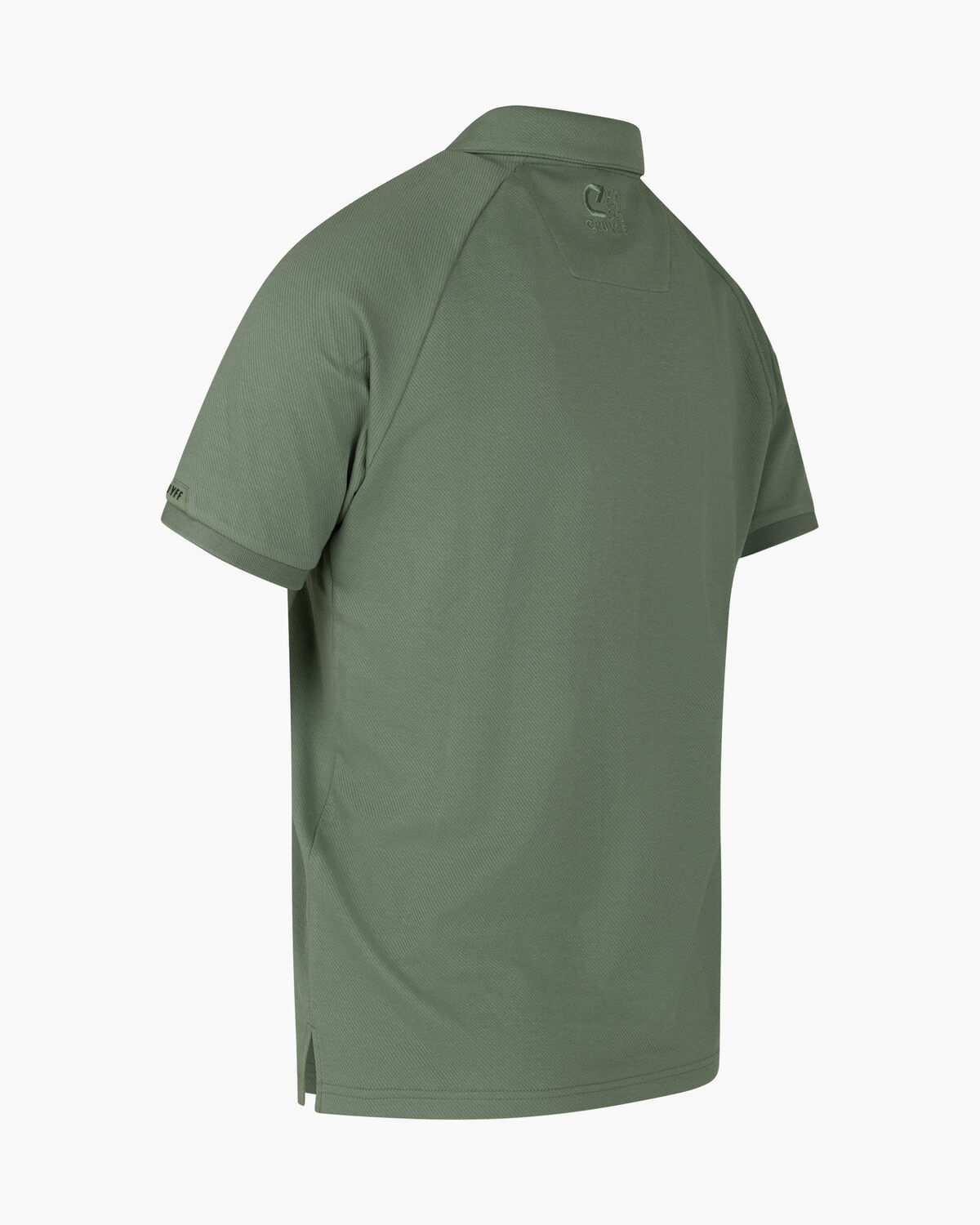 Twill Polo, Grey/Green, hi-res