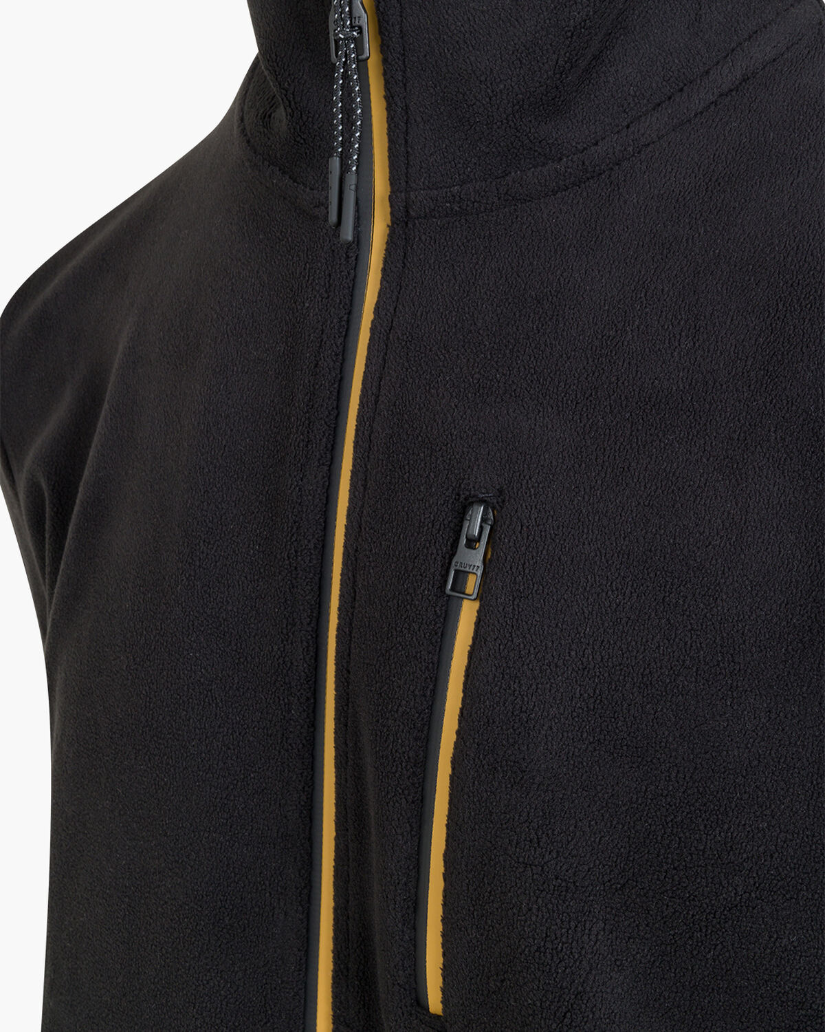 Half Zip Fleece, Black, hi-res