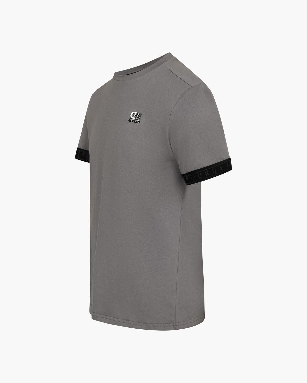 Quartz Cotton Tee, Charcoal Grey, hi-res