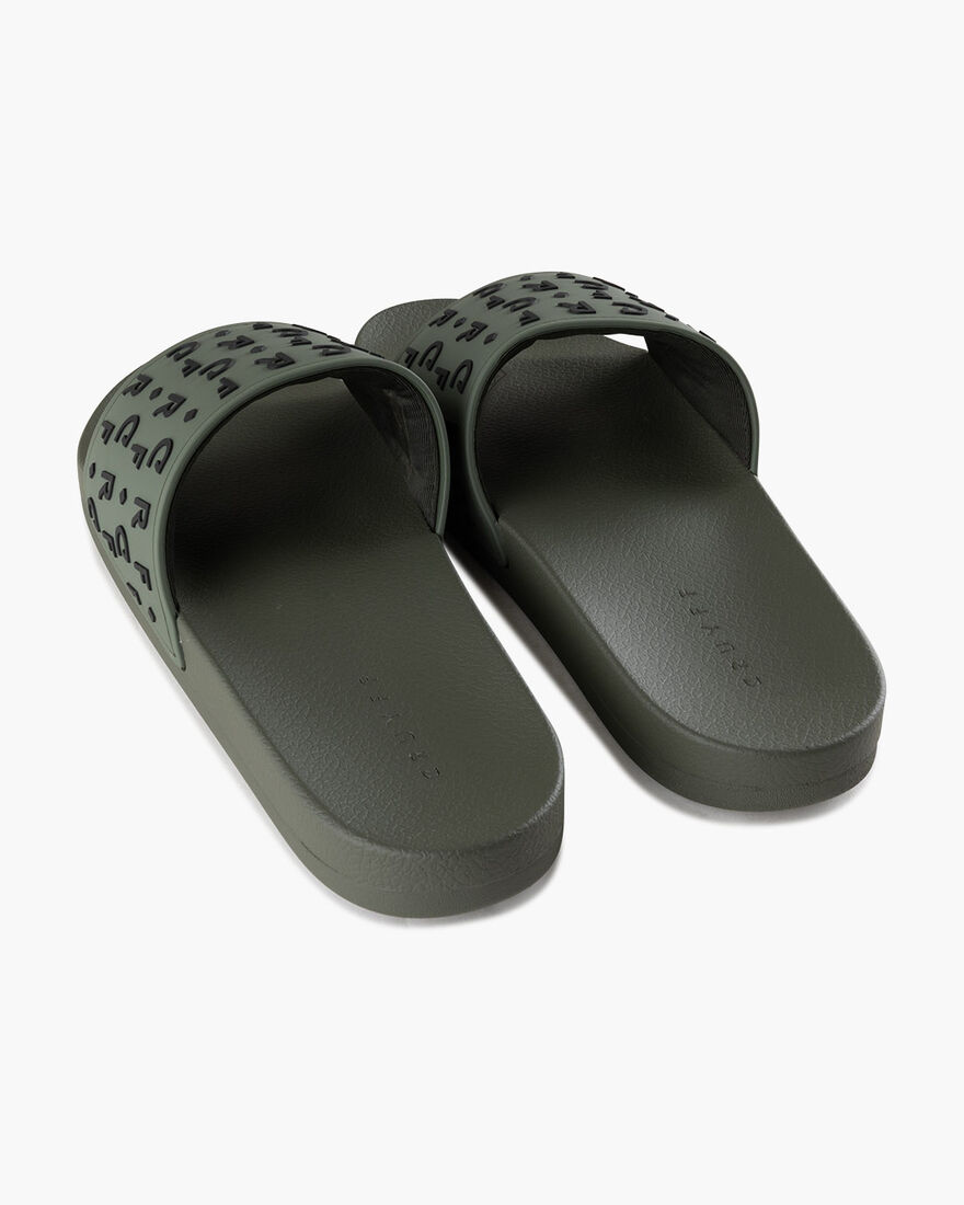 CRF Slide - Gommata, Dark green, hi-res