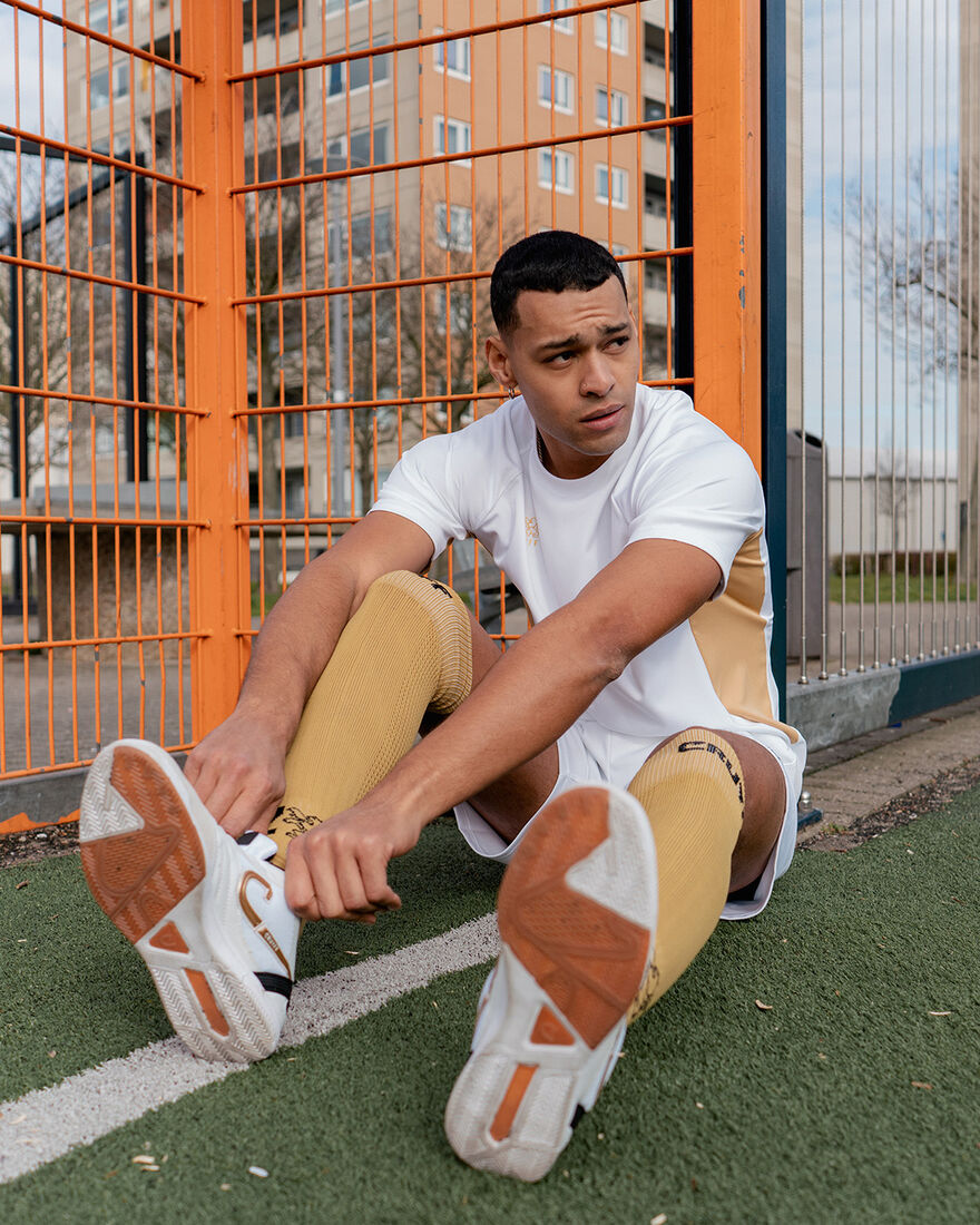 Libra - Sportleather/Tech Mesh, White/Gold, hi-res