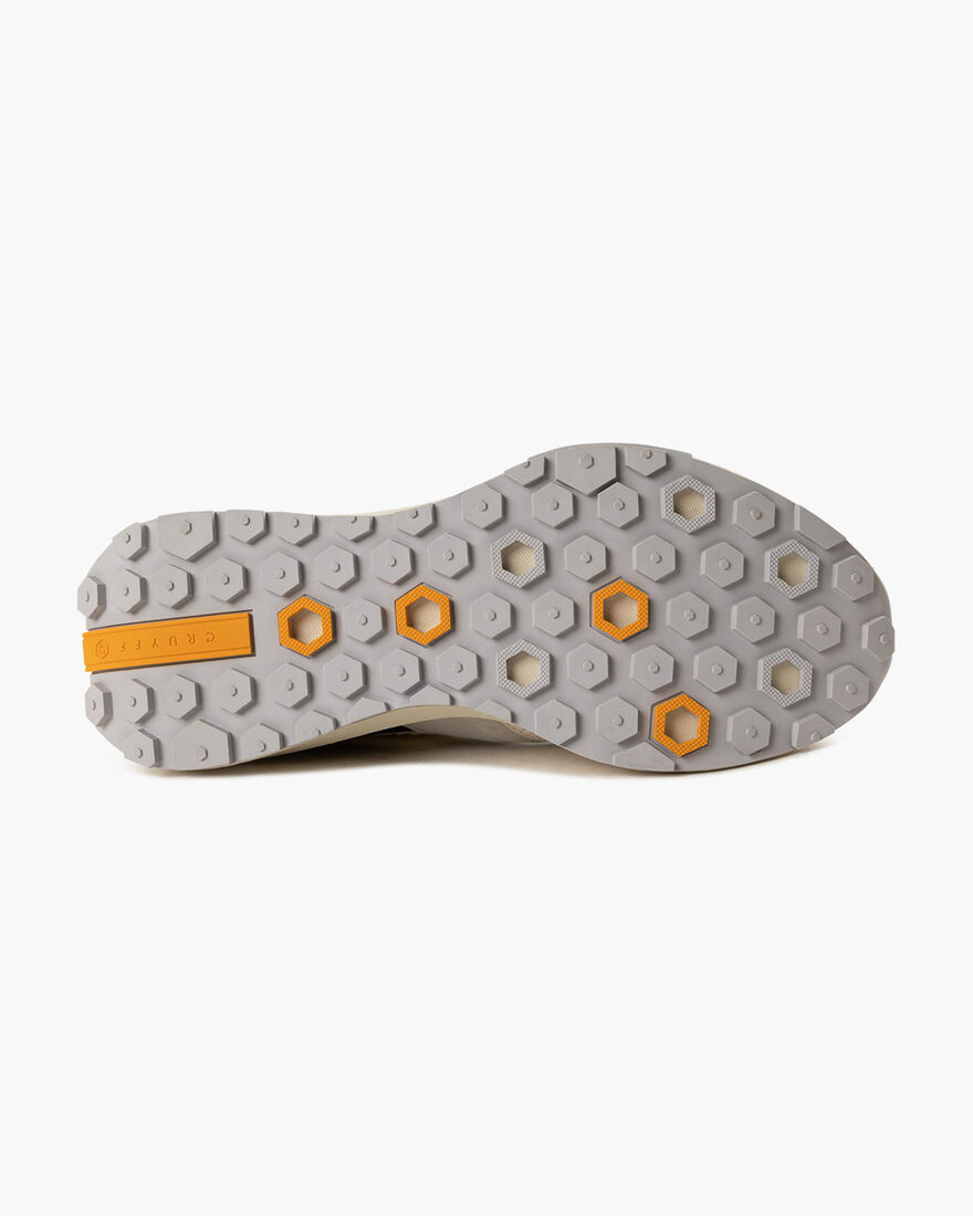 Ambruzzia - Crepe Nylon/Soft Leather, Off white, hi-res