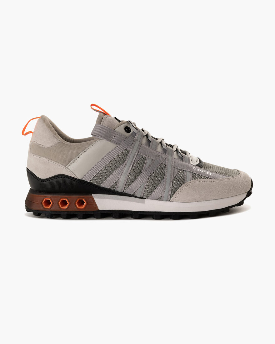 Fearia Hex - Titanium Mesh/Suede, Grey/Orange, hi-res