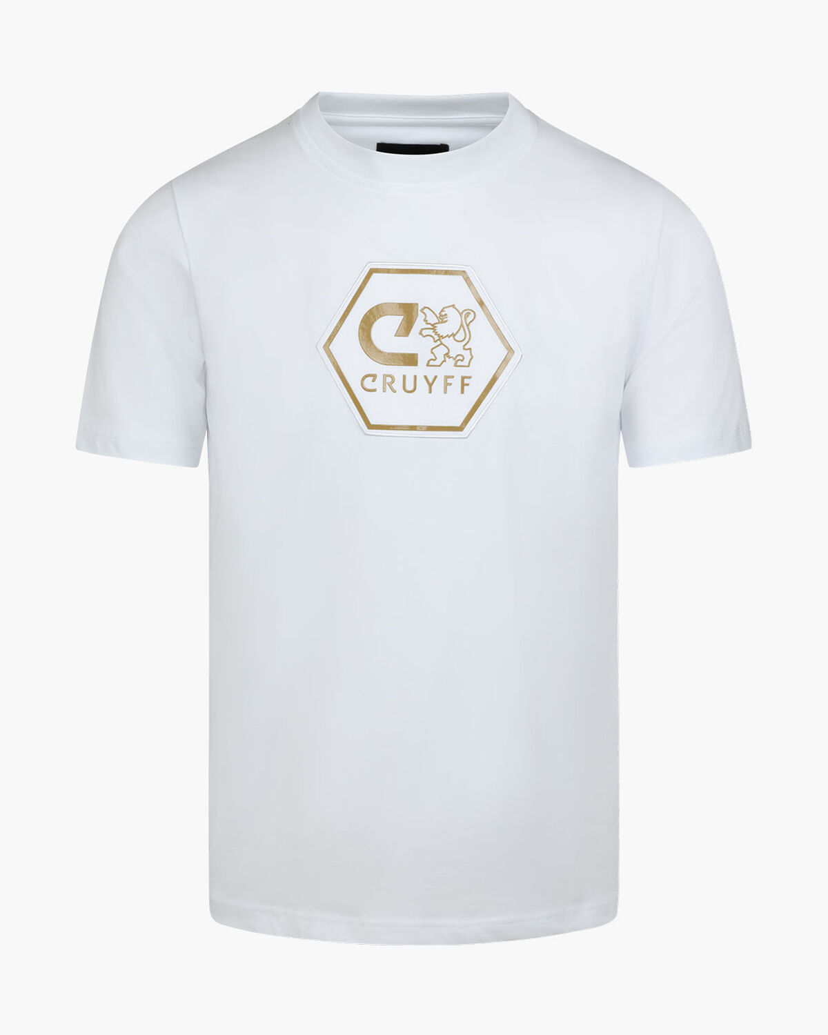 C-Lion Tee, White/Gold, hi-res