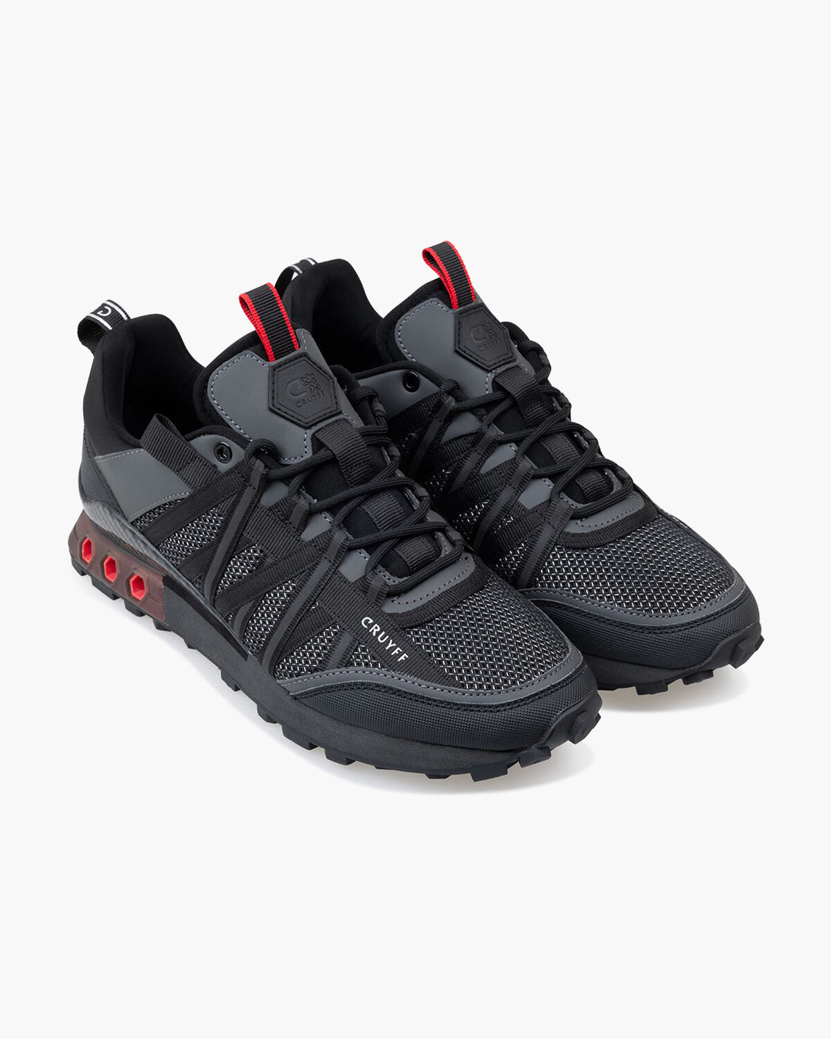 Fearia Hex - Tech, Black/Red, hi-res