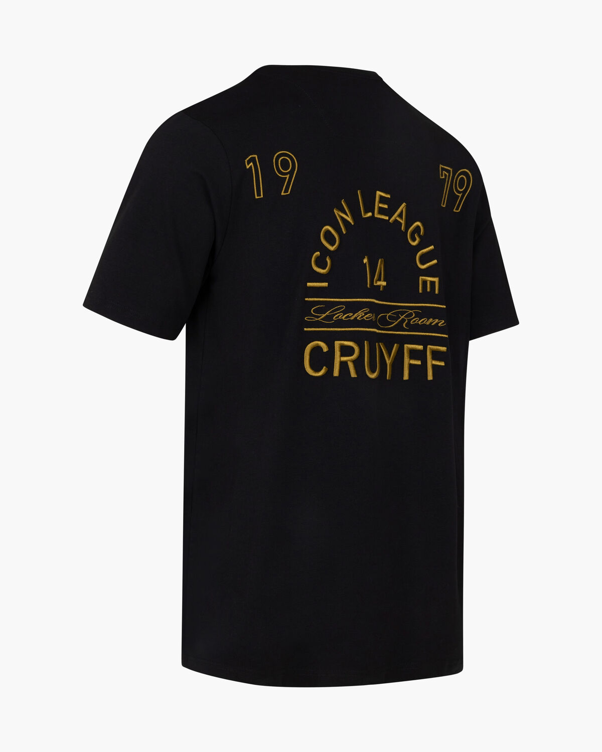 League 79 Tee, Black/Gold, hi-res