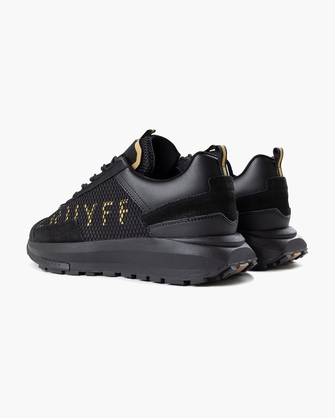 Cruyff trainers black hotsell and gold
