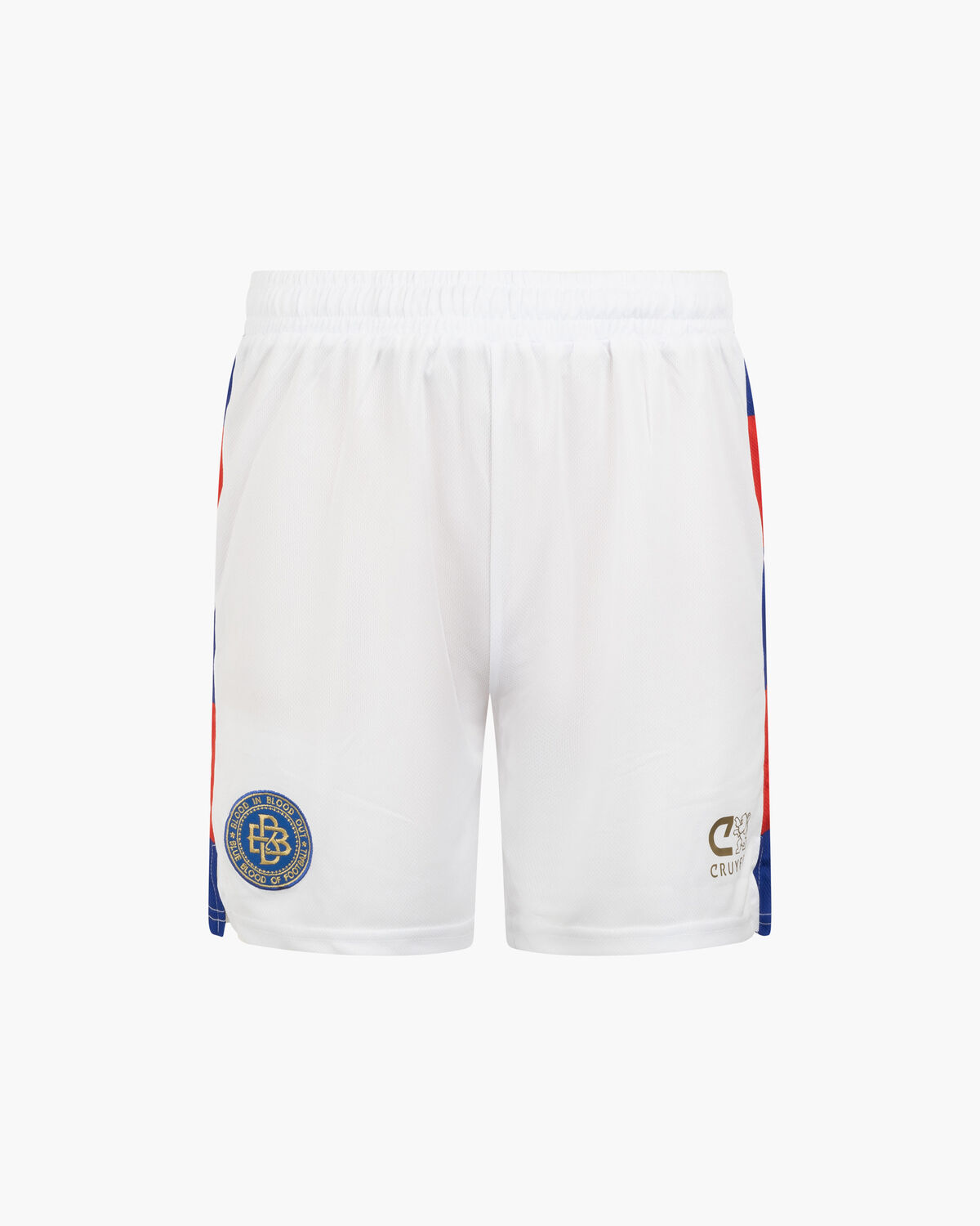 Cruyff Bibo - El Flaco Short, White/Red, hi-res