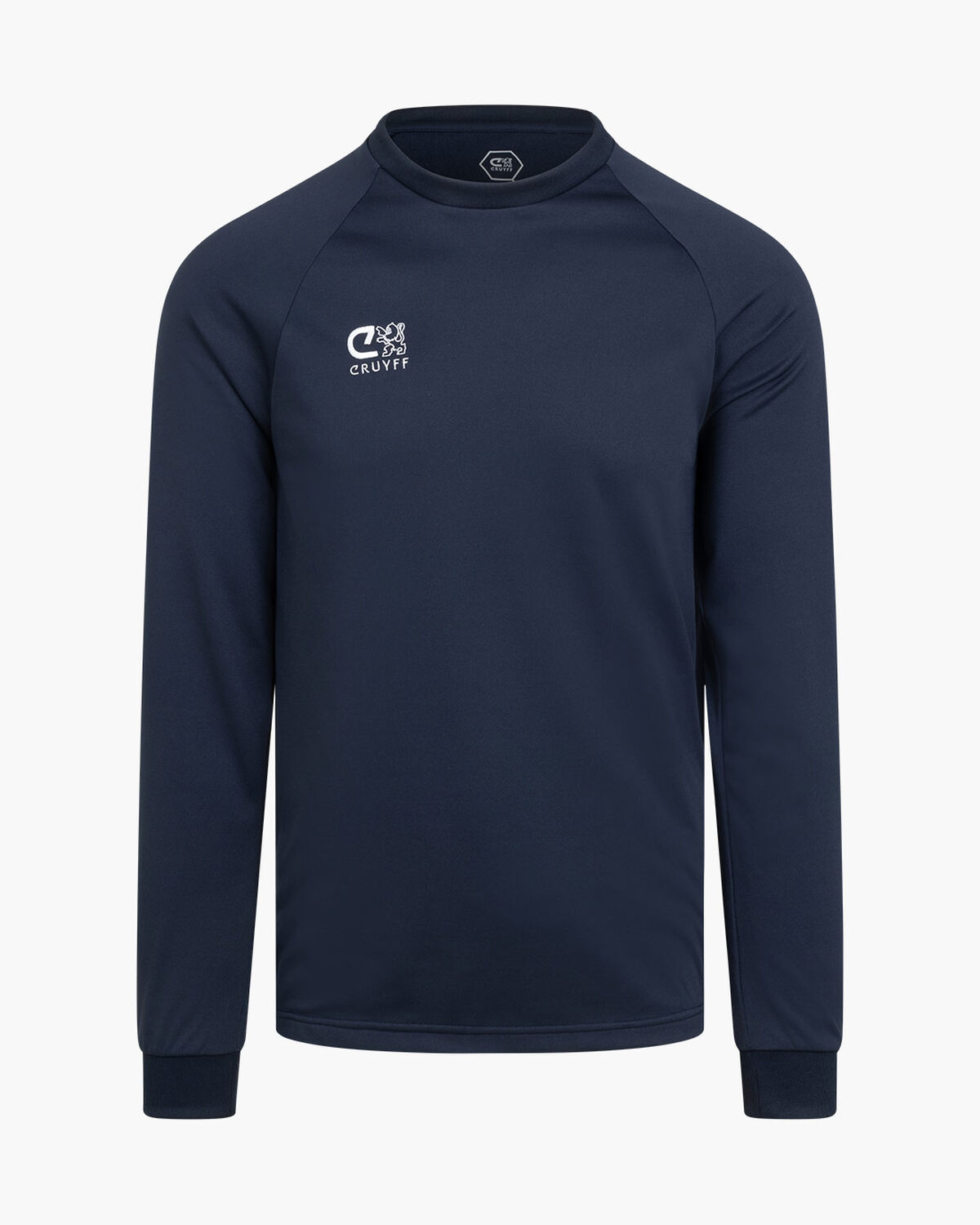 Cruyff Turn Tech Crew Top Senior, Navy, hi-res