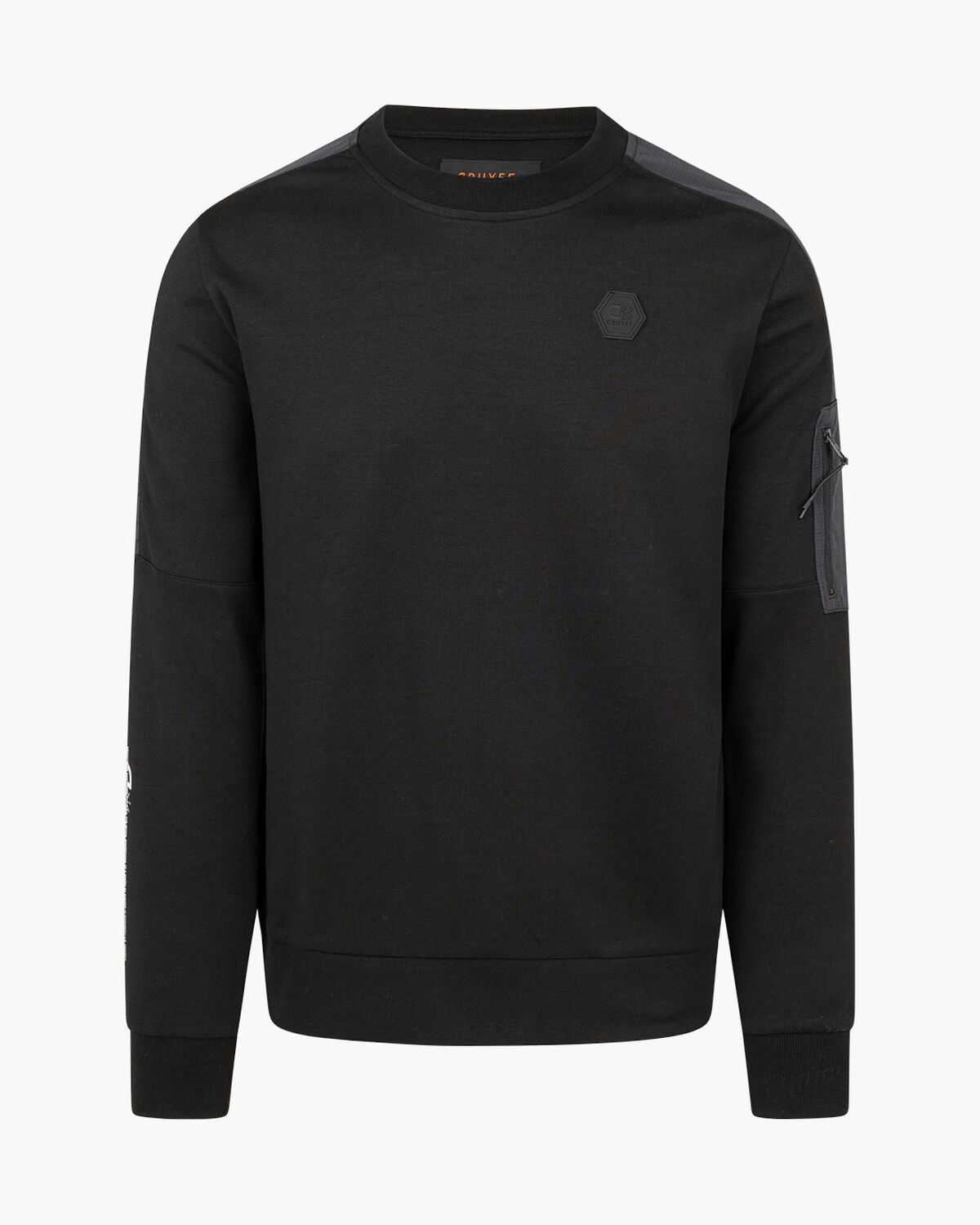 Aiden Sweater - 80% Polyester 20% Cotton, Black, hi-res