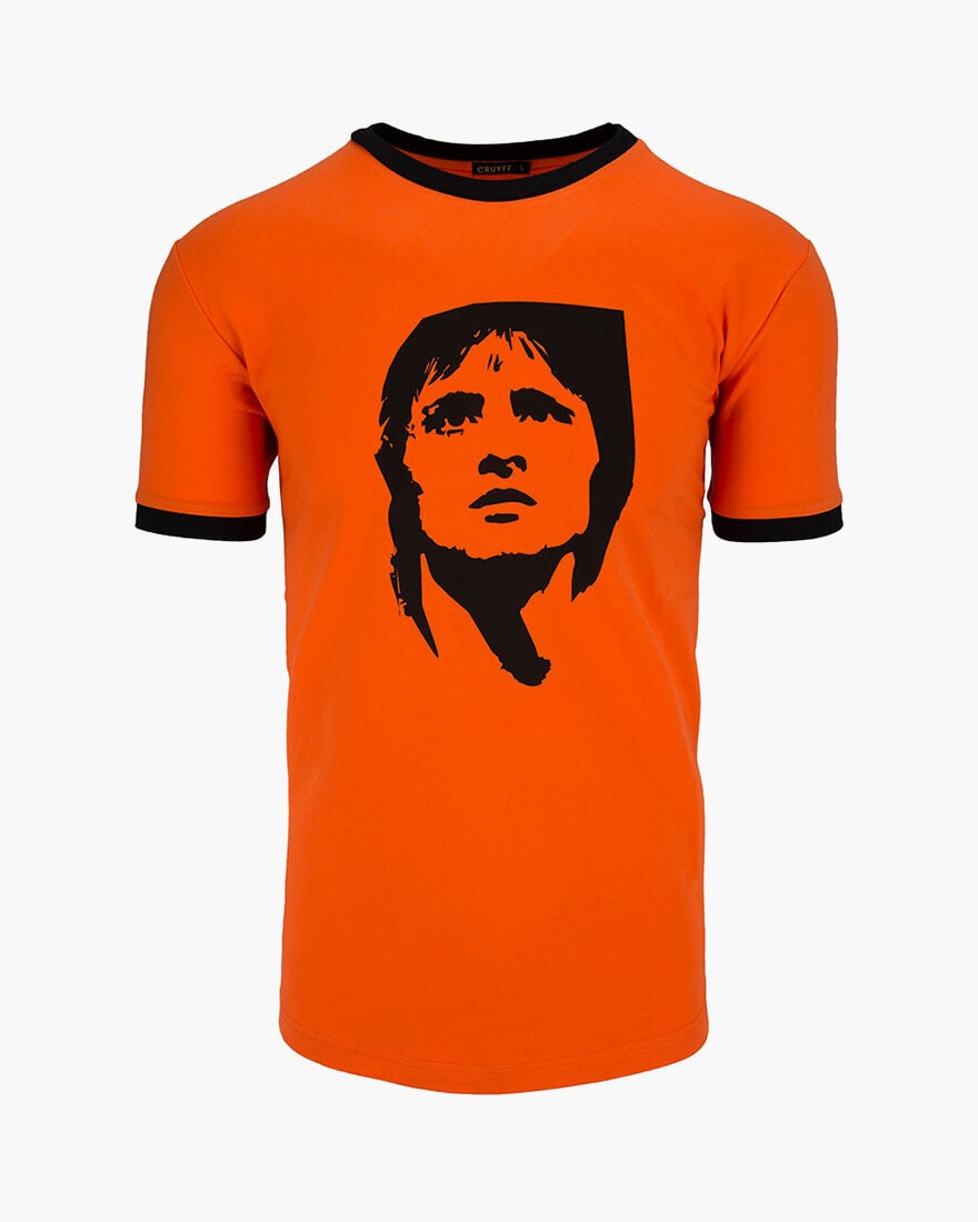 Cruyff Icon Tee, Orange, hi-res