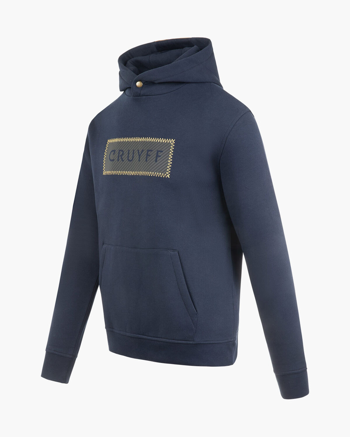 Fuzeknit Lasercut Hoodie, Blue/Gold, hi-res