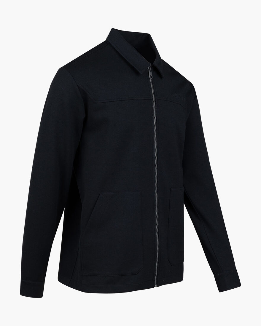 Elluvium Overshirt, Black, hi-res