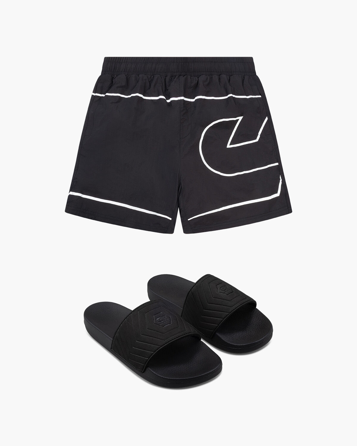 Boxsta Swimshorts & Hex Slide, , hi-res