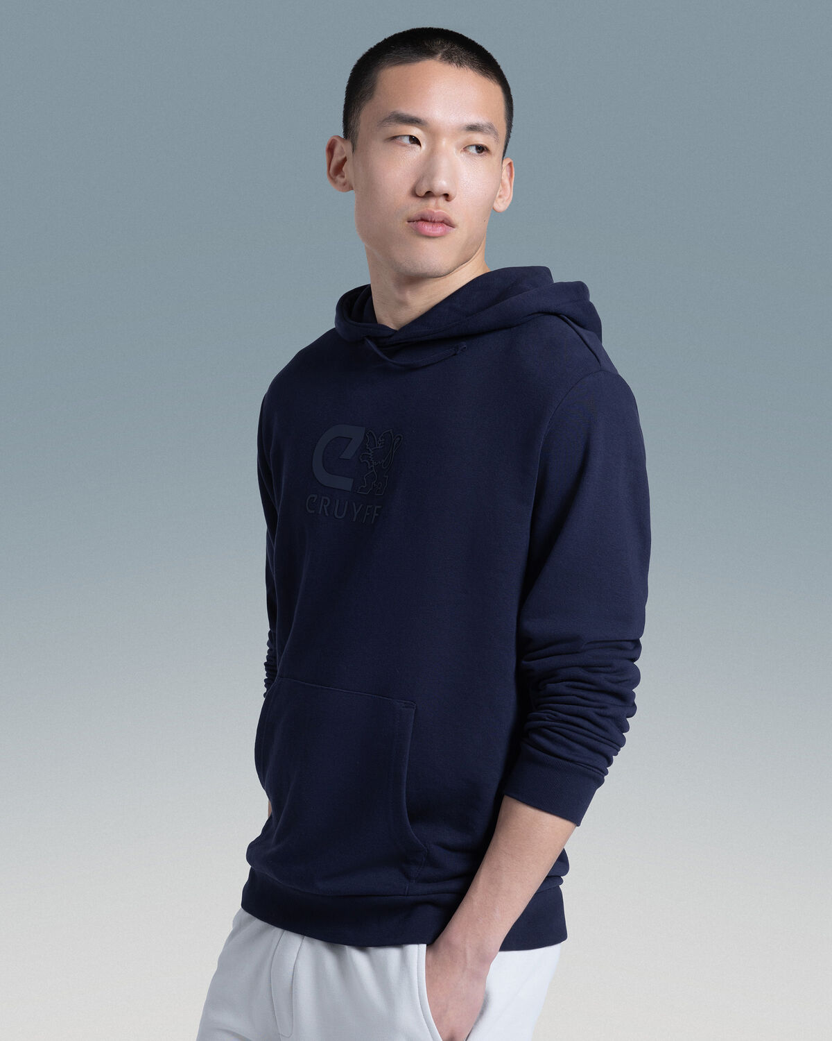 Classic Logo Hoodie, Navy, hi-res