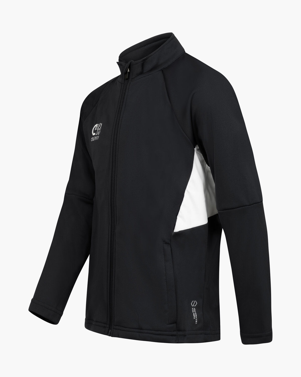 Cruyff Tech Turn Suit Junior, Black/White, hi-res