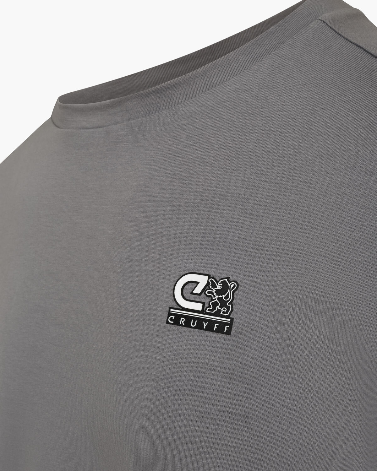 Quartz Cotton Tee, Charcoal Grey, hi-res