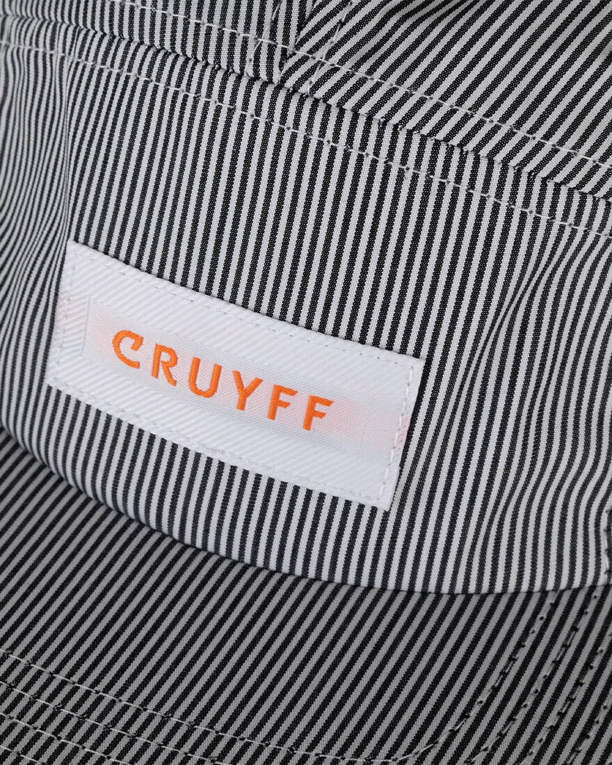 Cruyff Stripe 5 Panel Cap, Black, hi-res