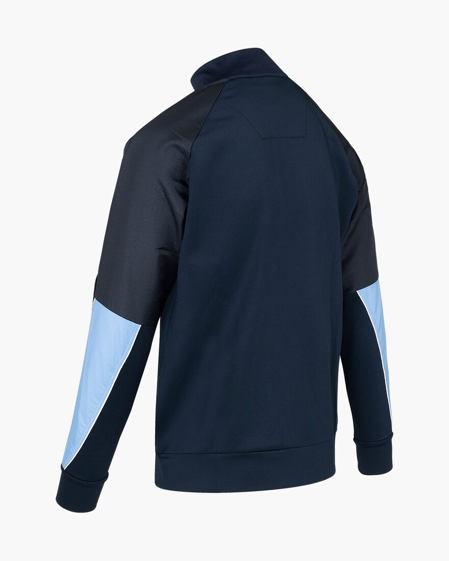 Saul Track Top - Scuba / lightweight crinkle ripst, Blue, hi-res