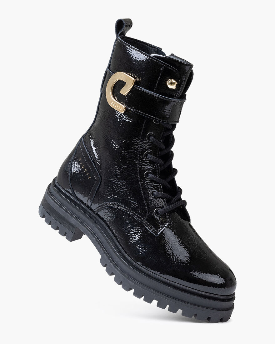 Commando Lace Boot, Black/Black, hi-res