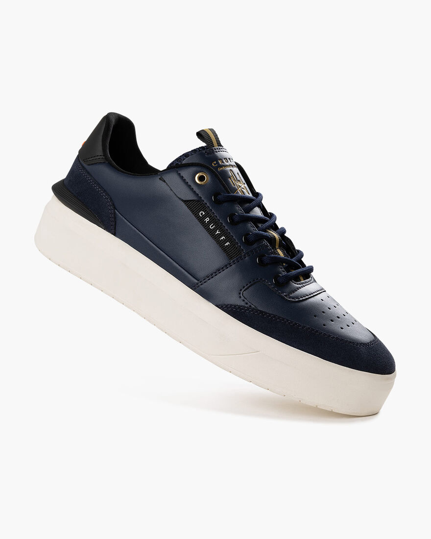 Endorsed Tennis - Soft Leather/Suede, Navy, hi-res