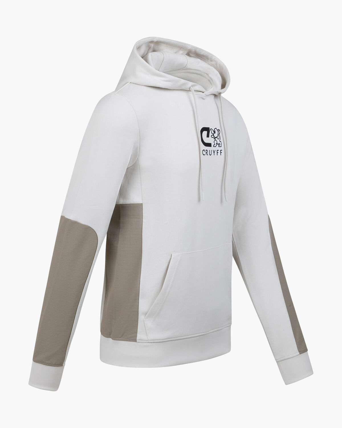 C-lion Outlined Graphic Hoodie, White/Silver, hi-res