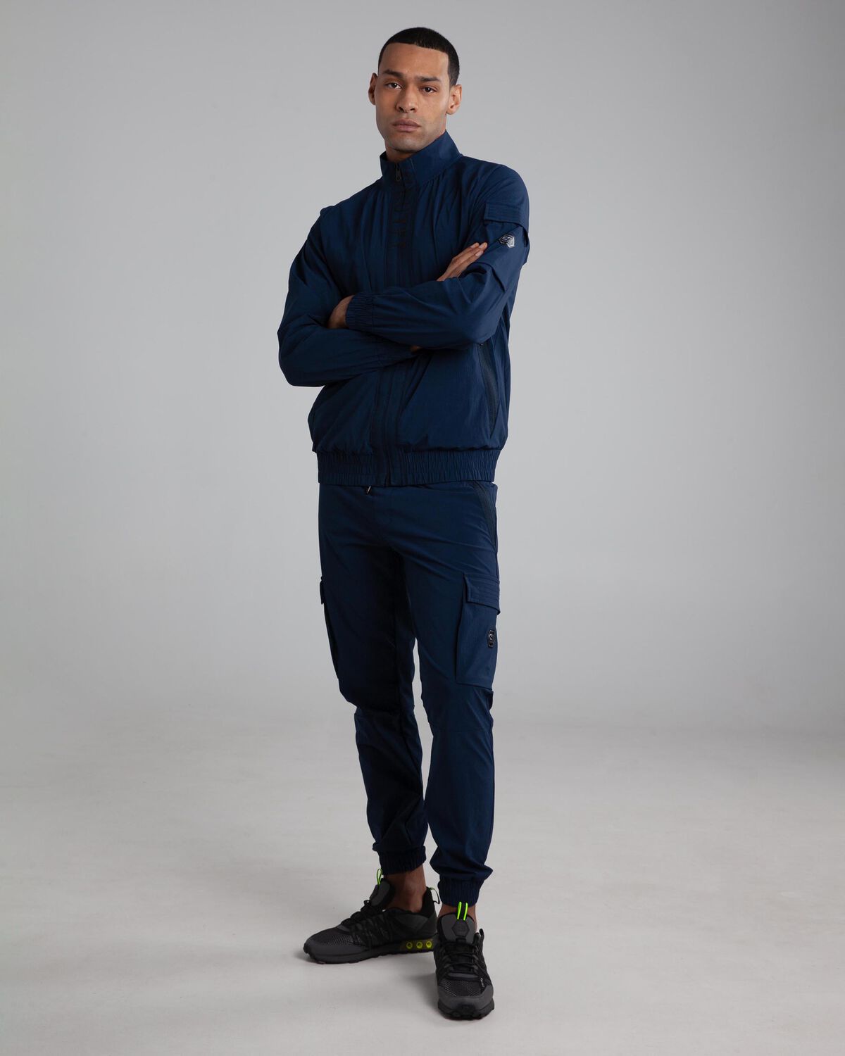 Kysar Track Top, Navy, hi-res