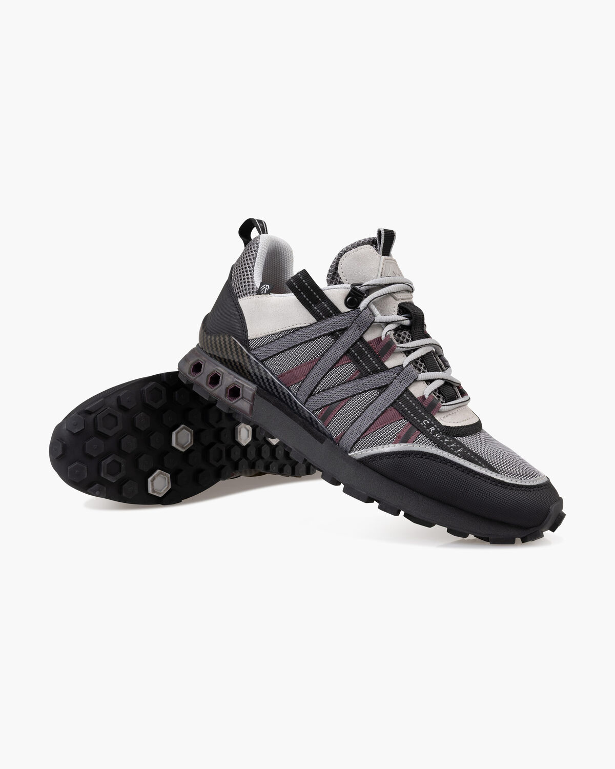 Fearia Hex-Tech // Montserrat, Grey/Red, hi-res