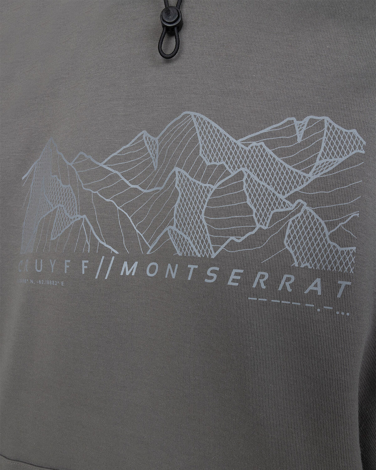 Montserrat Hoodie - Polyester / Cotton, Grey, hi-res