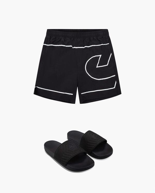 Boxsta Swimshorts & Hex Slide