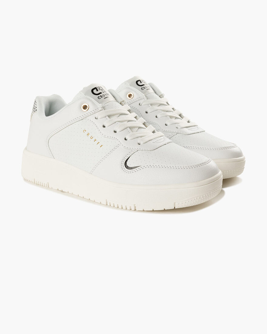 Indoor Royal - Tumbled/Soft Grain + Perf., White/Black, hi-res