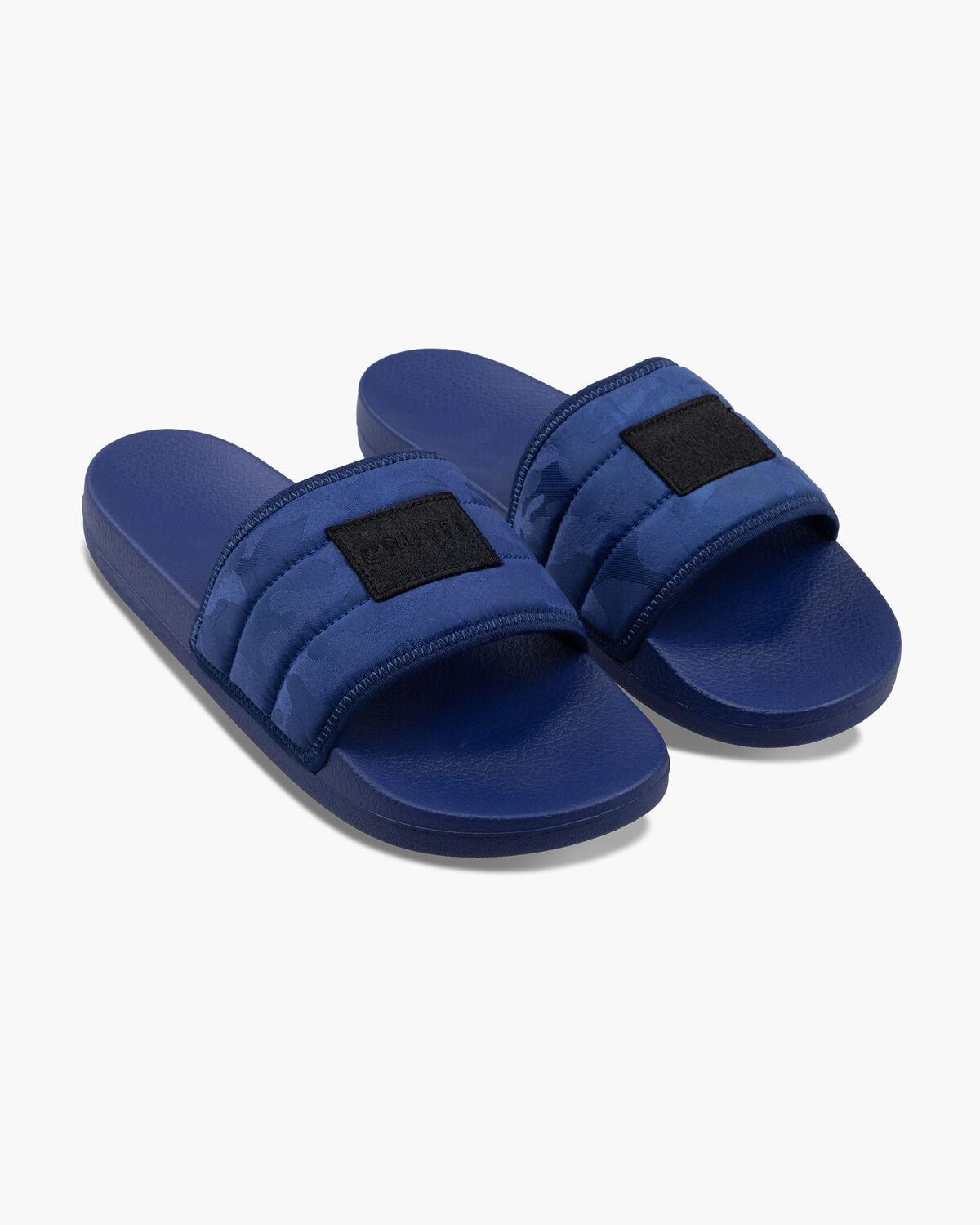 Quilted slide, Navy, hi-res