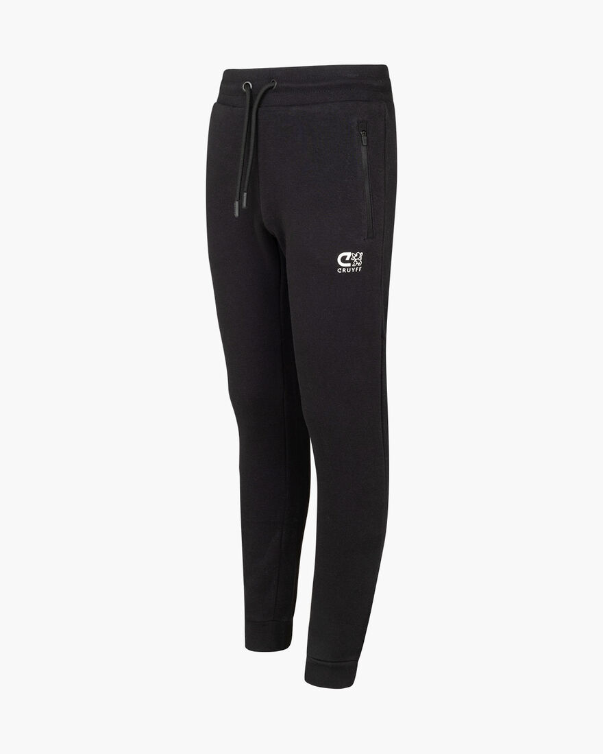 Cruyff Core Pant Junior - 70% Cotton / 30% Polyest, Black, hi-res