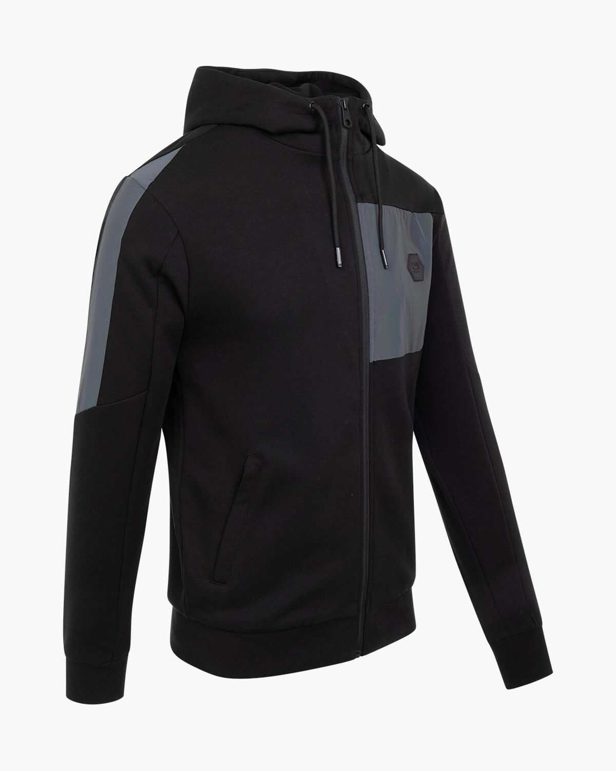 Sundial Track Top, Black, hi-res