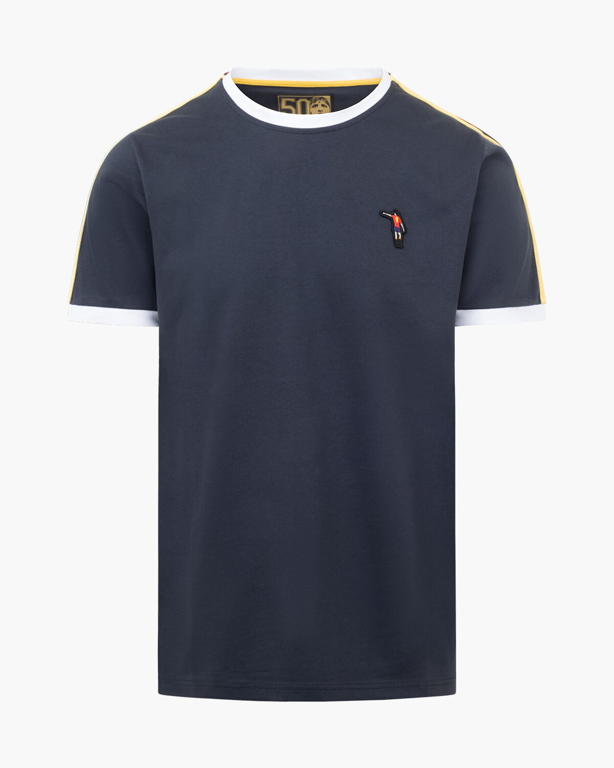 Dos Rayas Ringer Tee, Navy, hi-res